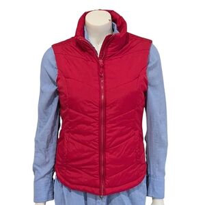 Aeropostale Red Puffer Vest Size Small